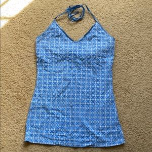 Express Blue Halter Top